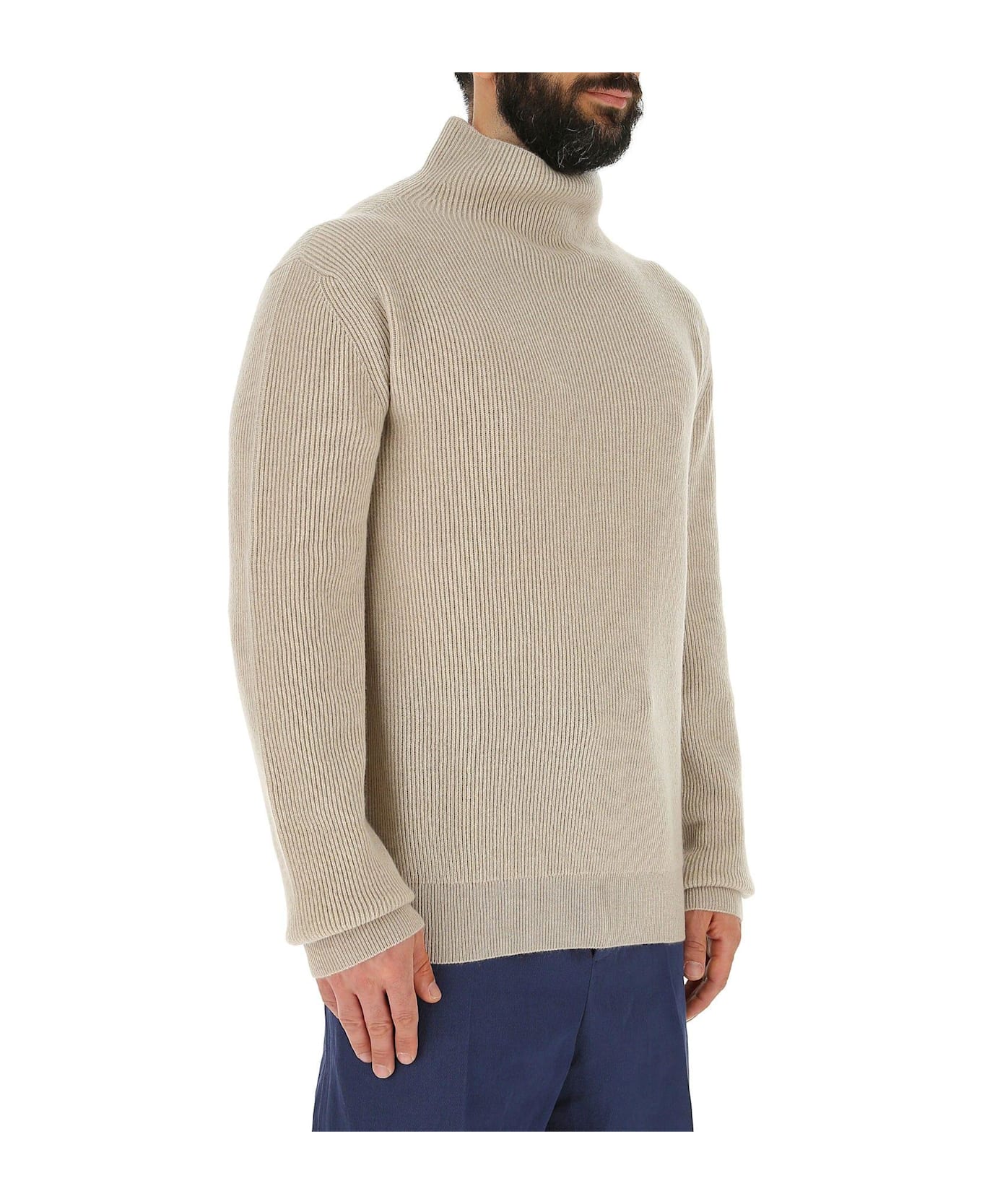 The Row Cappuccino Cashmere Sweater - NEUTRALS