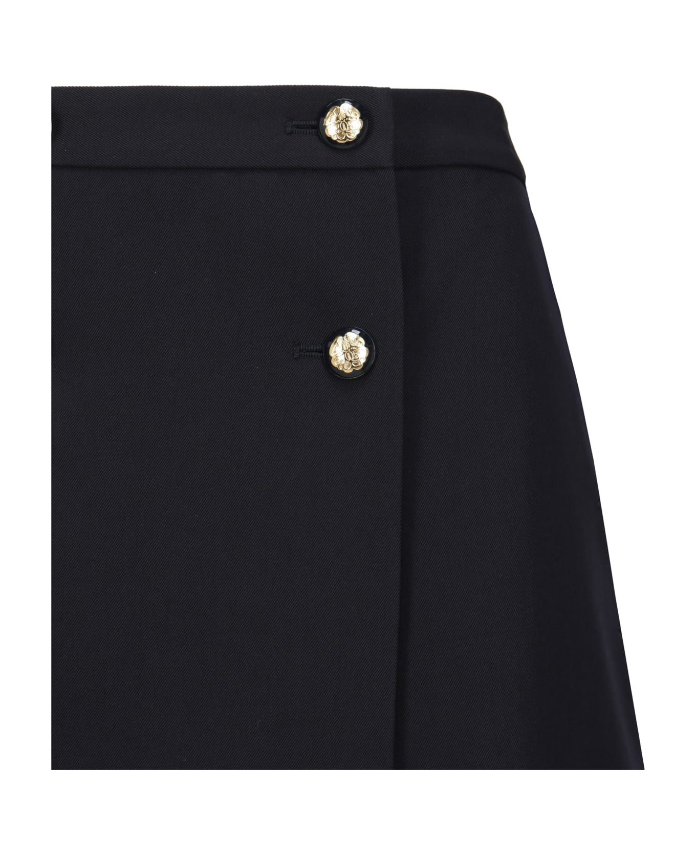 Alexander McQueen Wrap Skirt - Navy スカート