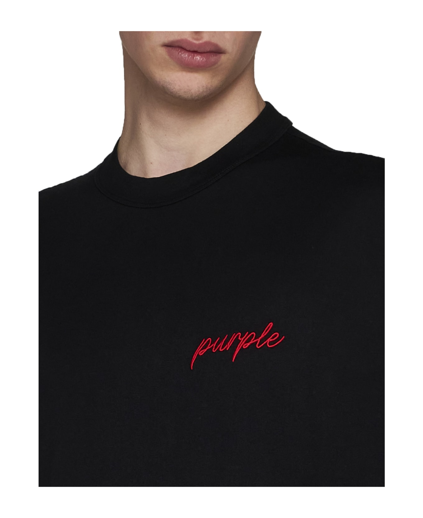 Purple Brand T-Shirt - Black シャツ