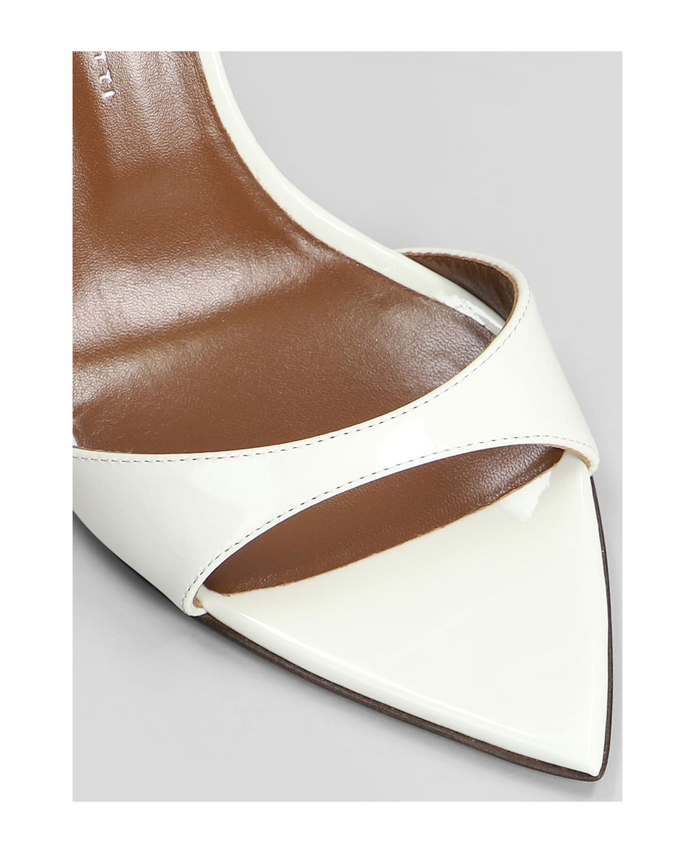 Giuseppe Zanotti Intriigo Strap 105 Sandals In White Leather - white