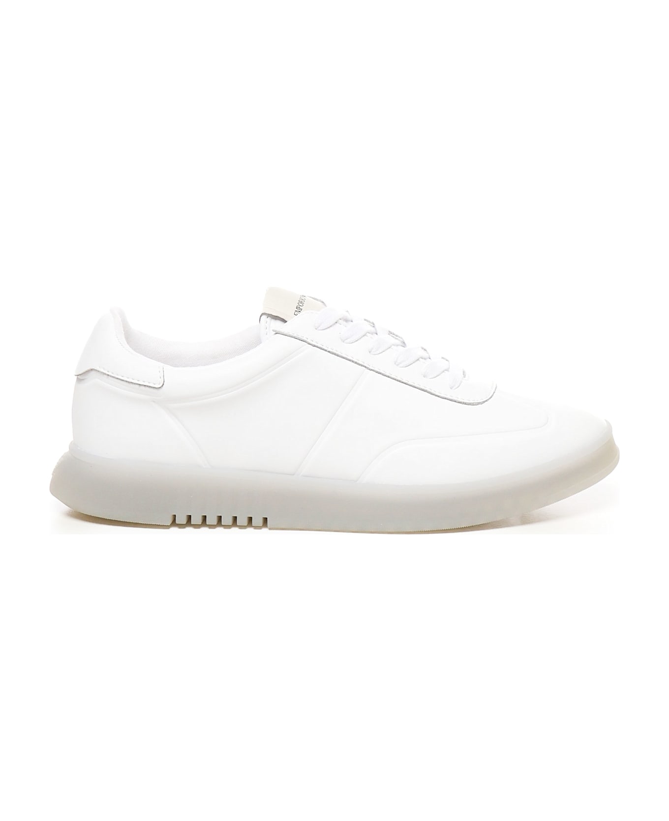 Emporio Armani Leather Sneakers - White