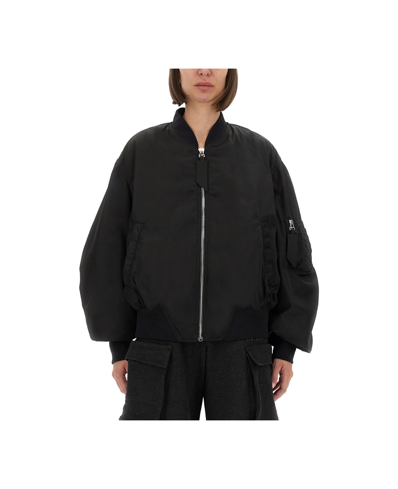 The Attico Bomber 
anja
 - Black