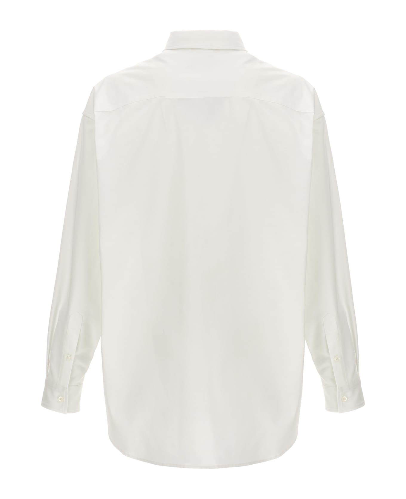 1017 ALYX 9SM 'oversized Logo Poplin' Shirt - White シャツ