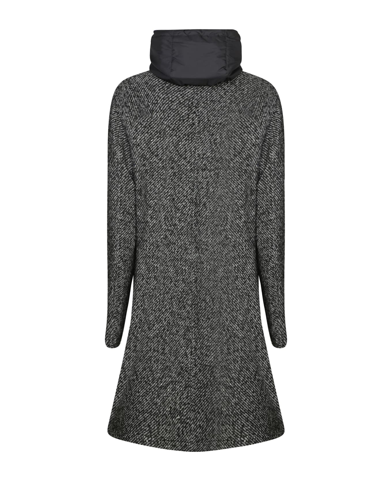 Herno Layered Effect Coat - Grey