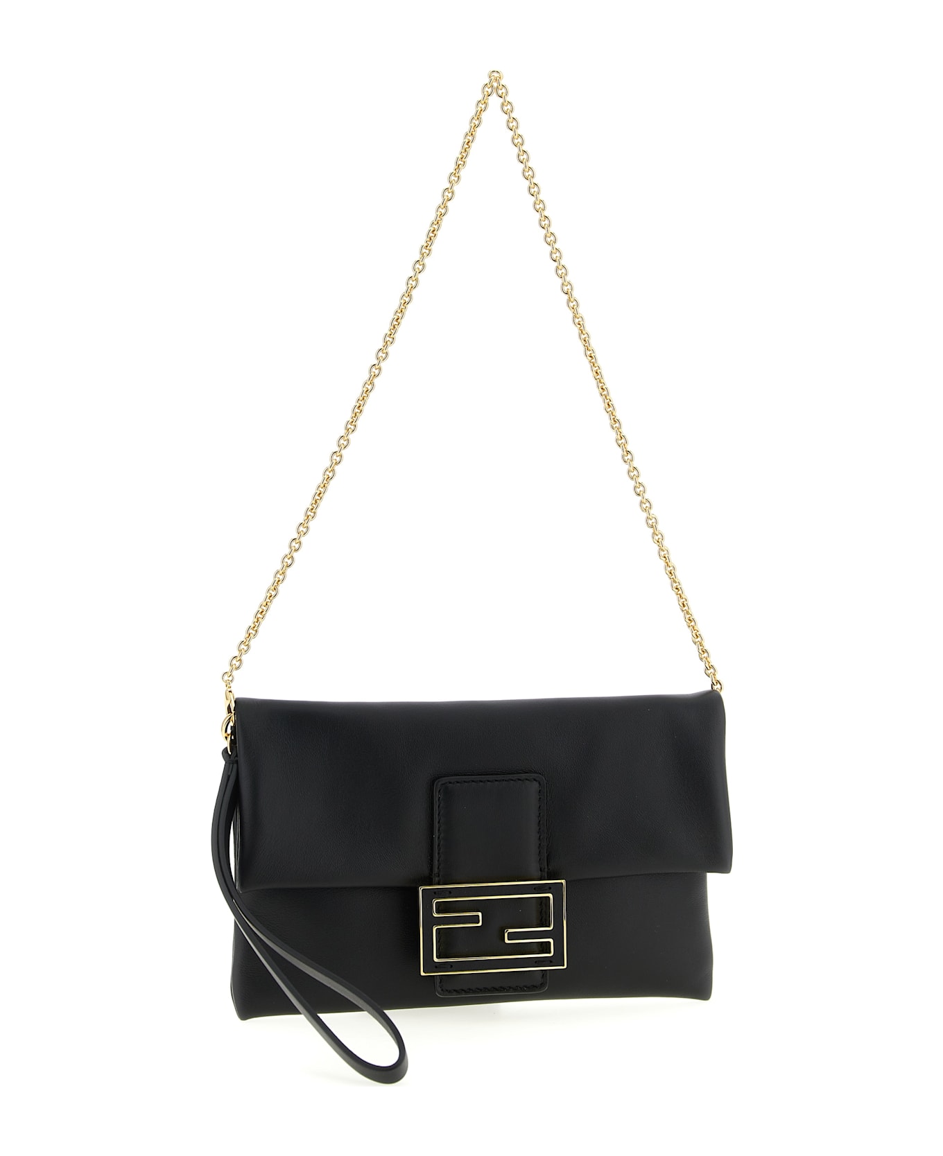 Fendi 'mamma Baguette' Pouch - Black  