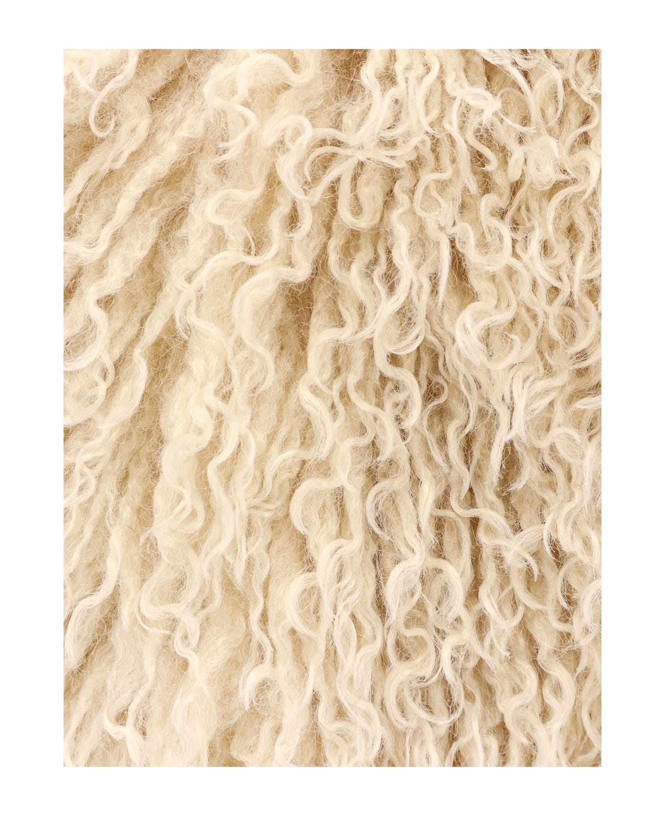 Hugo Boss Cefura Synthetic Fur Jacket - Yellow