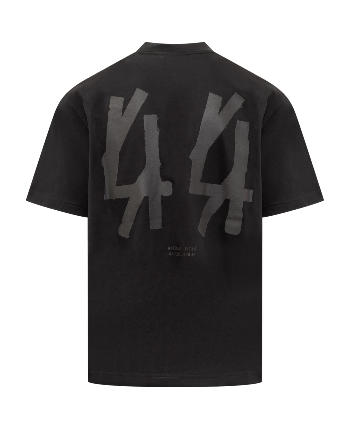 44 Label Group T-shirt With Ibz Print - BLACK-I LOVE IBZ