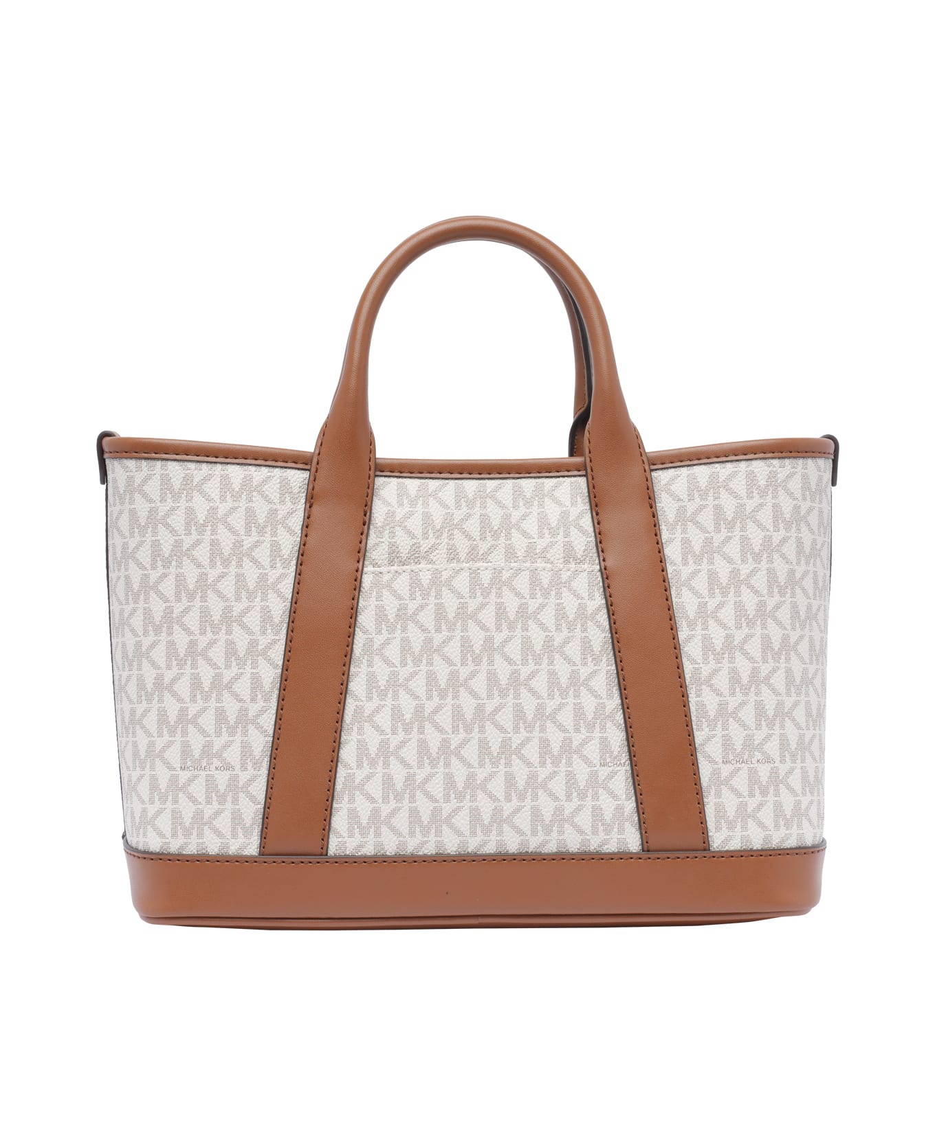 MICHAEL Michael Kors Small Logo Satchel Bag - Brown