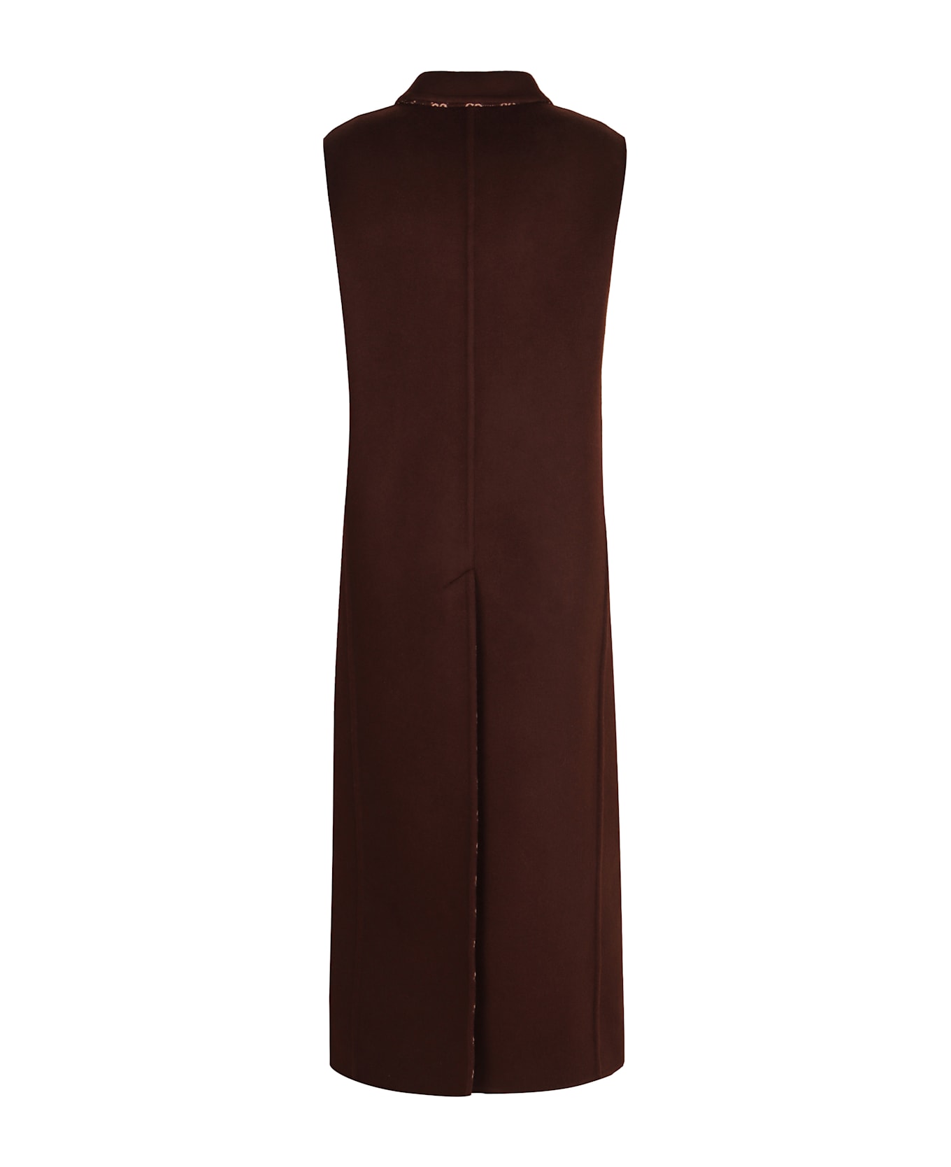 Gucci Double-breasted Wool Coat - brown