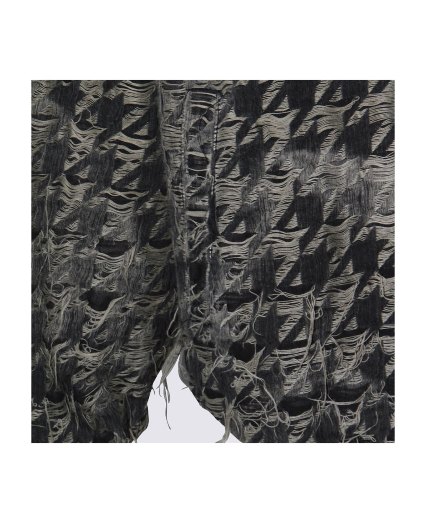 Diesel Grey Cotton Casual Jacket - BLACK/DENIM ジャケット