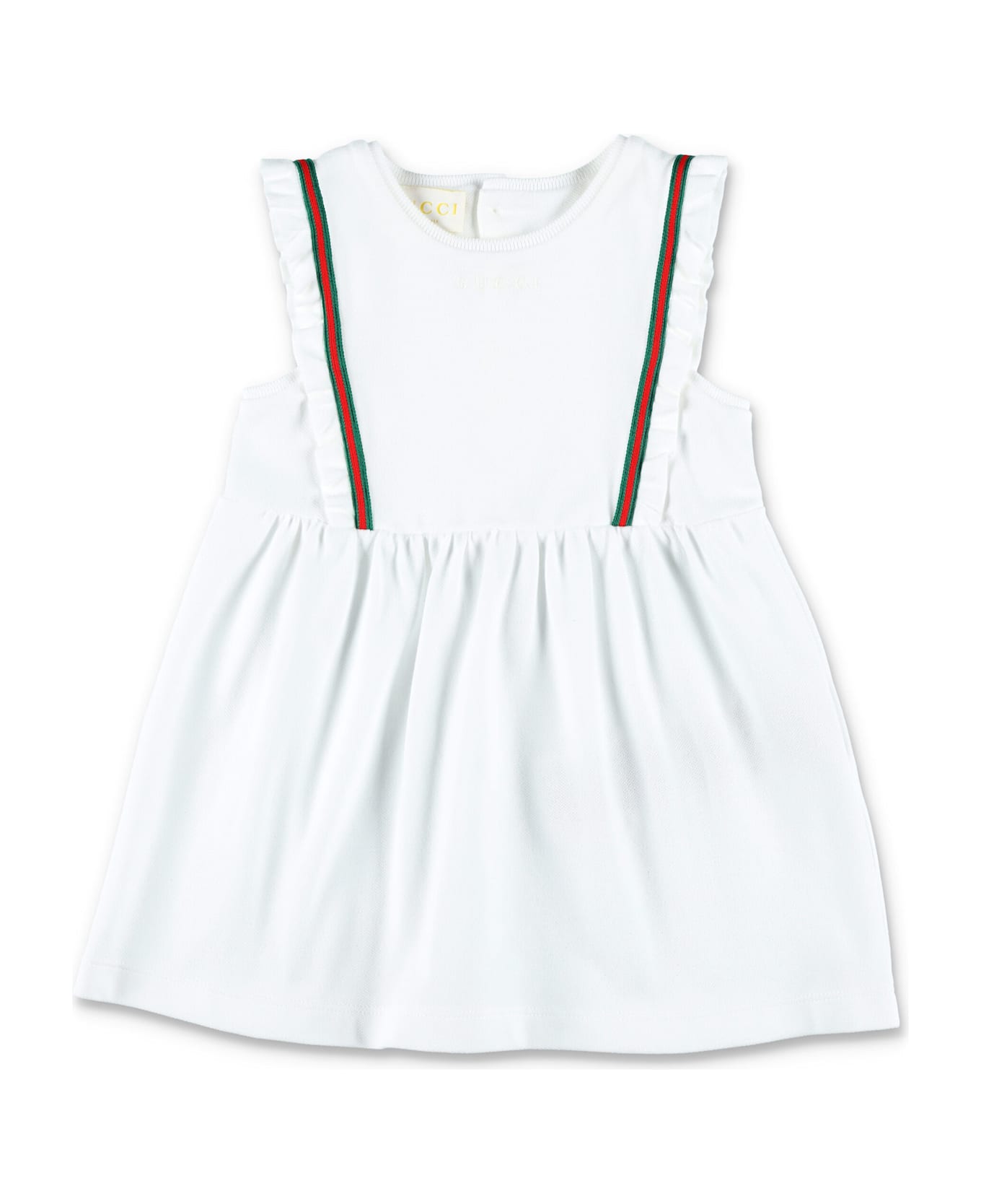 Gucci Kid - Web Dress - WHITE