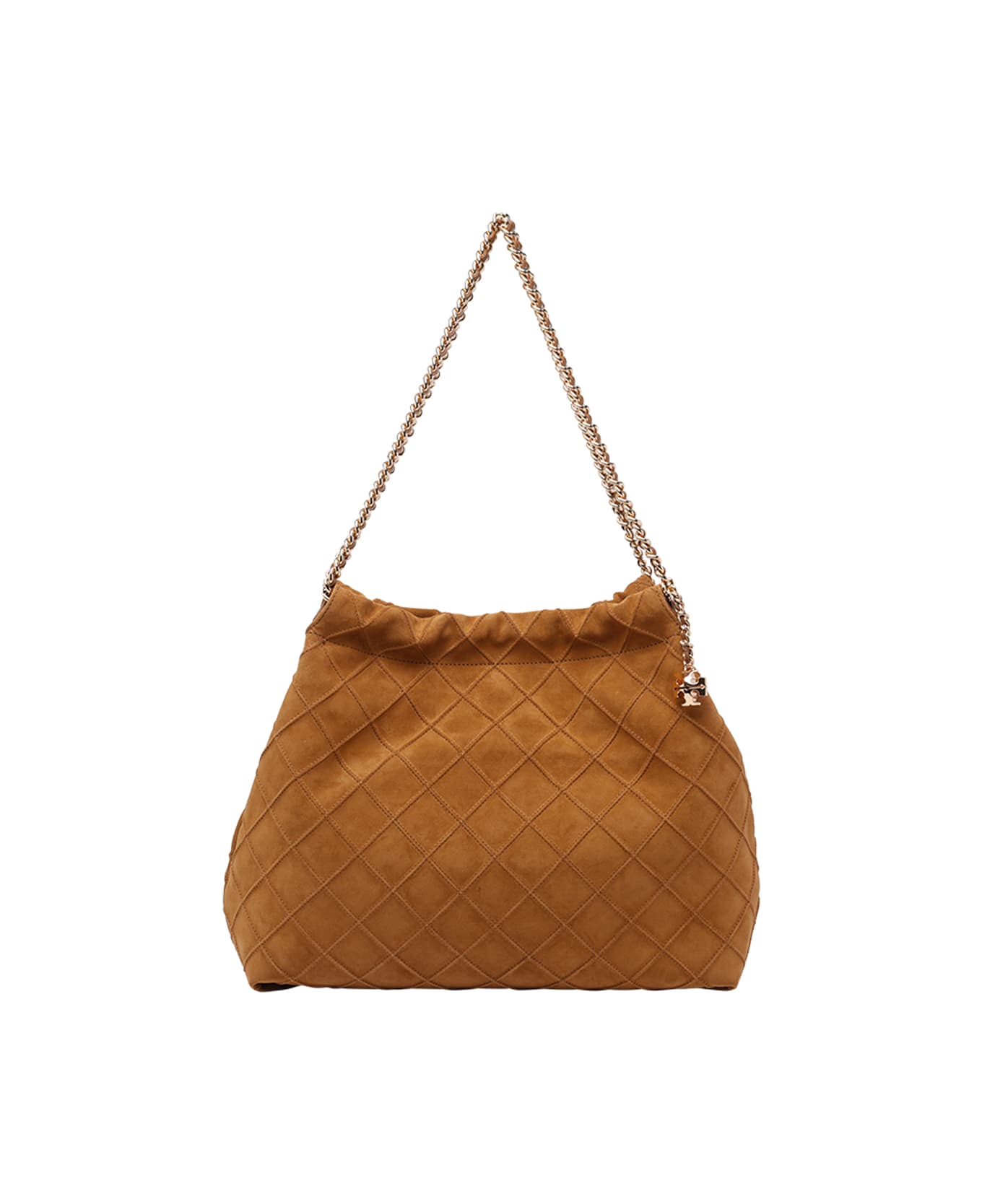 Tory Burch Fleming Suede Hobo Bag - Brown