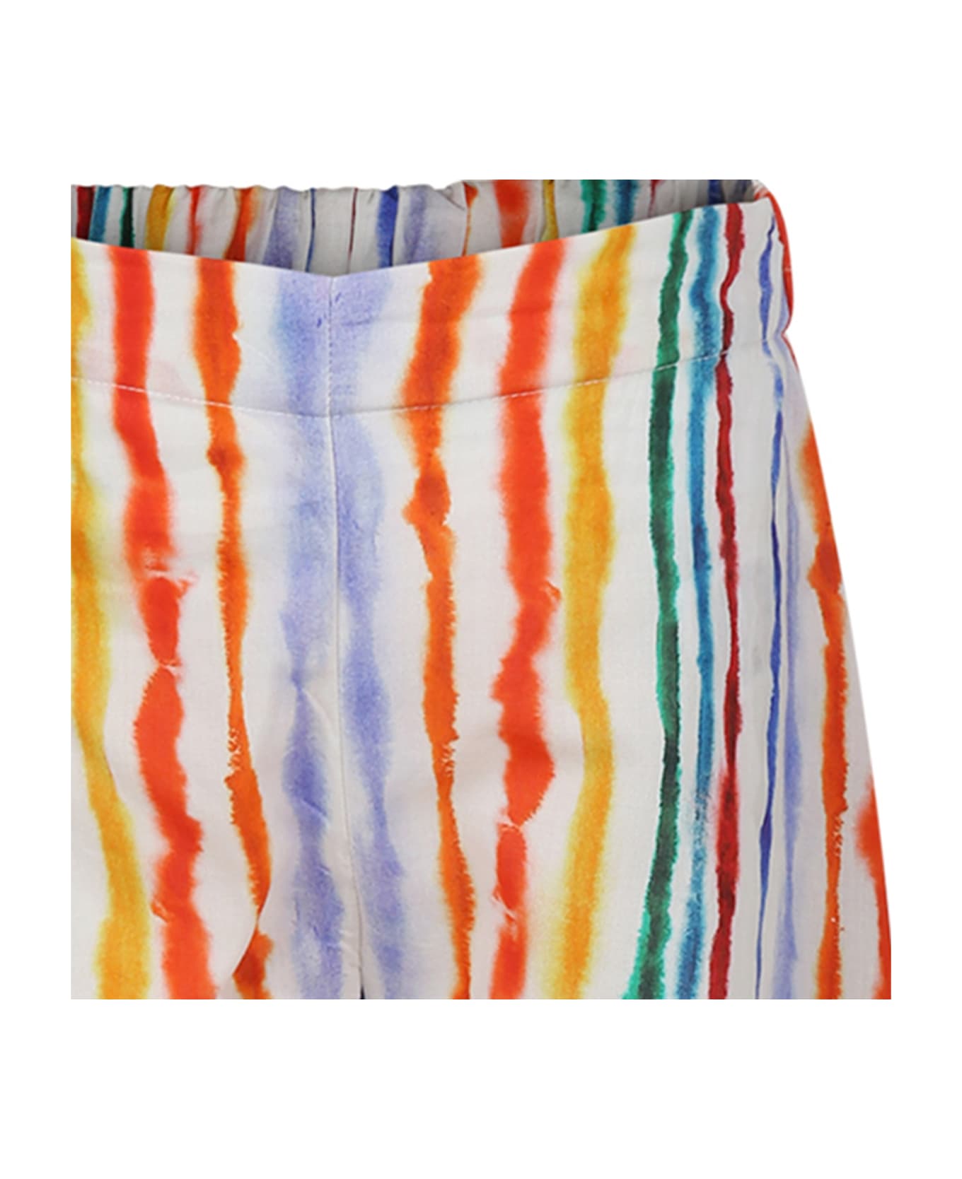 Molo White Beach Cover-up For Girl - Multicolor