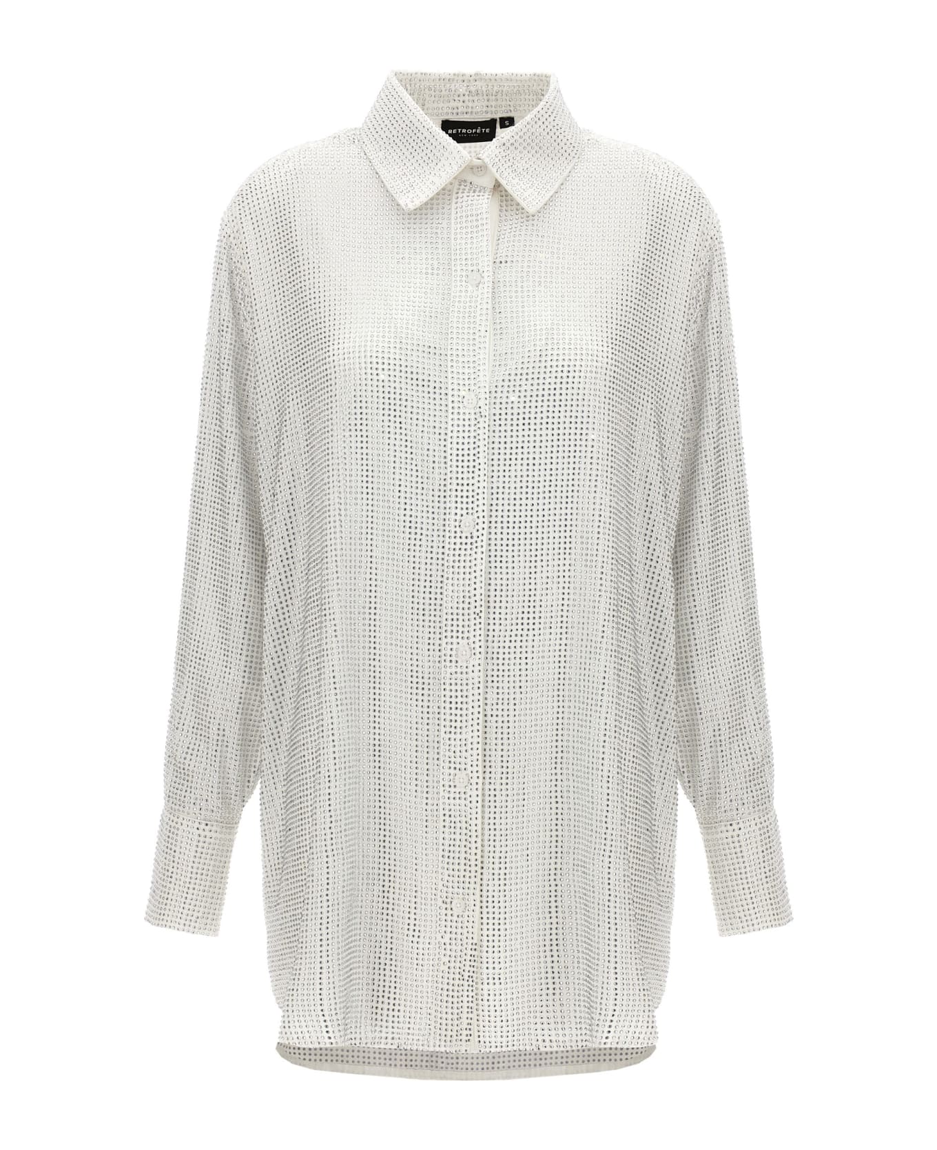 retrofete 'maddox' Shirt Dress - White