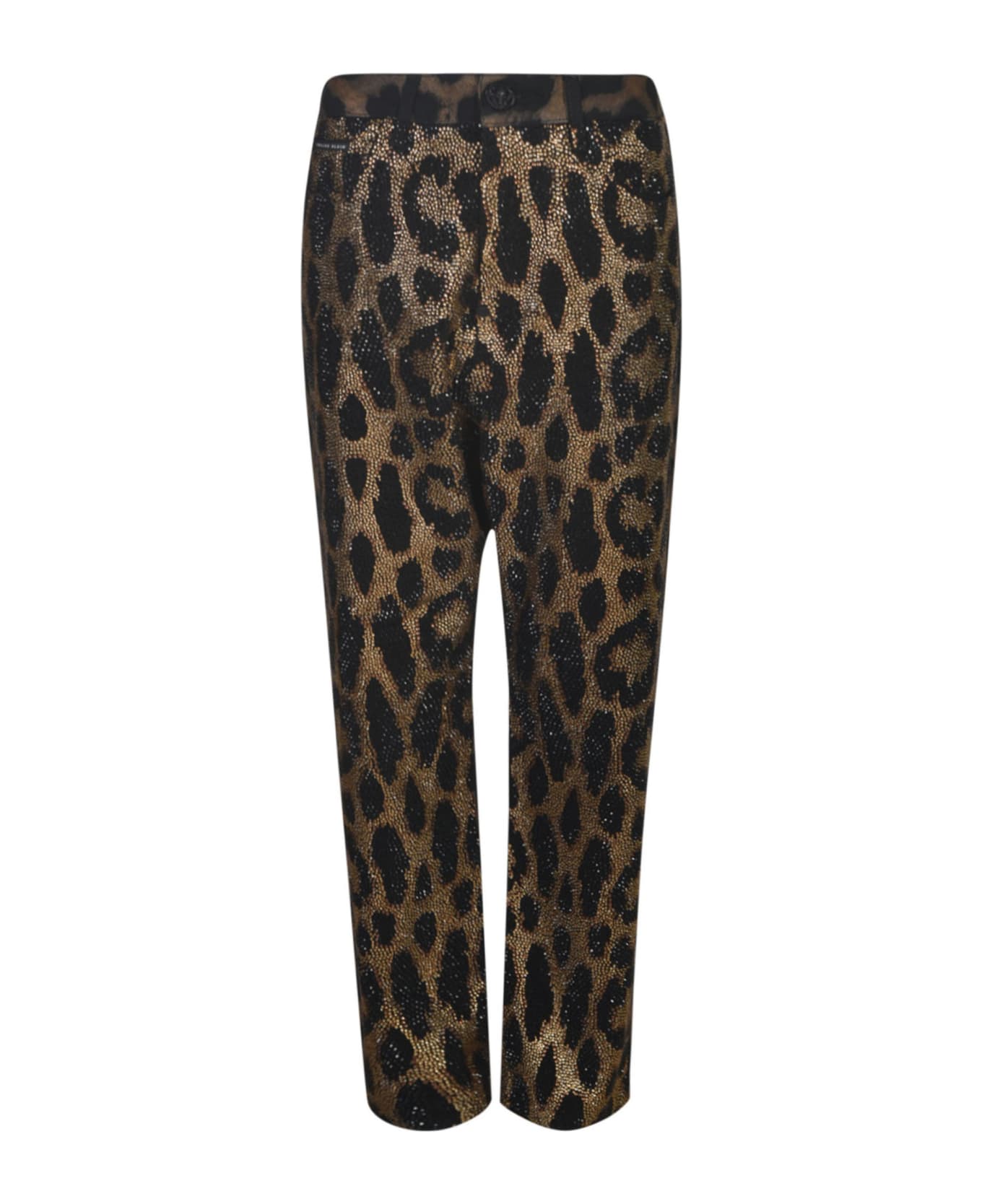 Philipp Plein Animal Print Trousers - Leopard