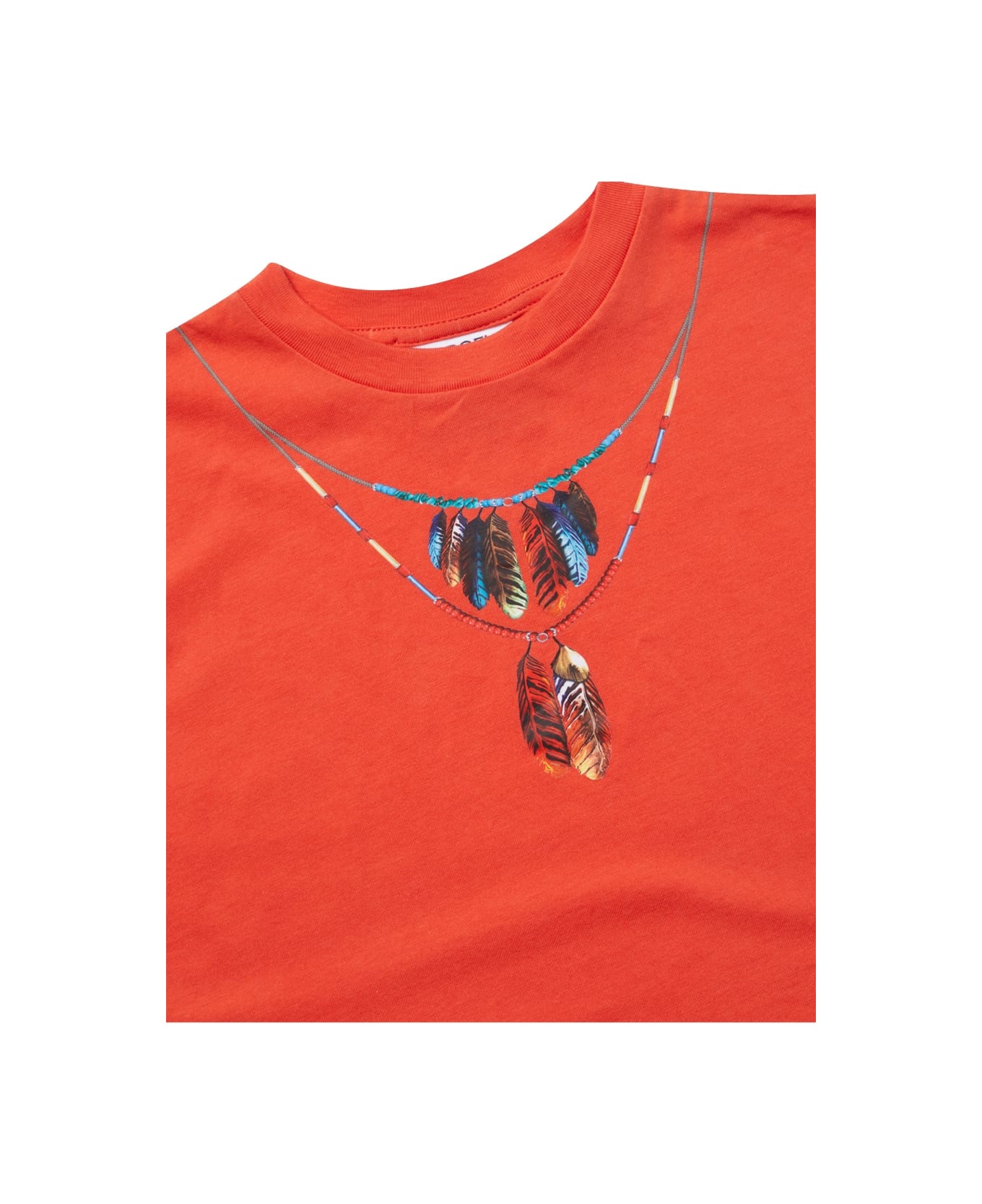 Marcelo Burlon Top With Bangs - RED