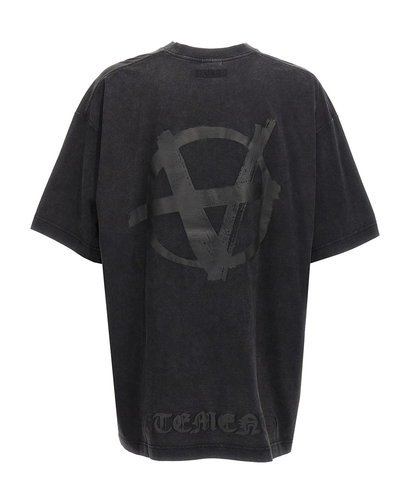 VETEMENTS 'double Anarchy' T-shirt - Black  