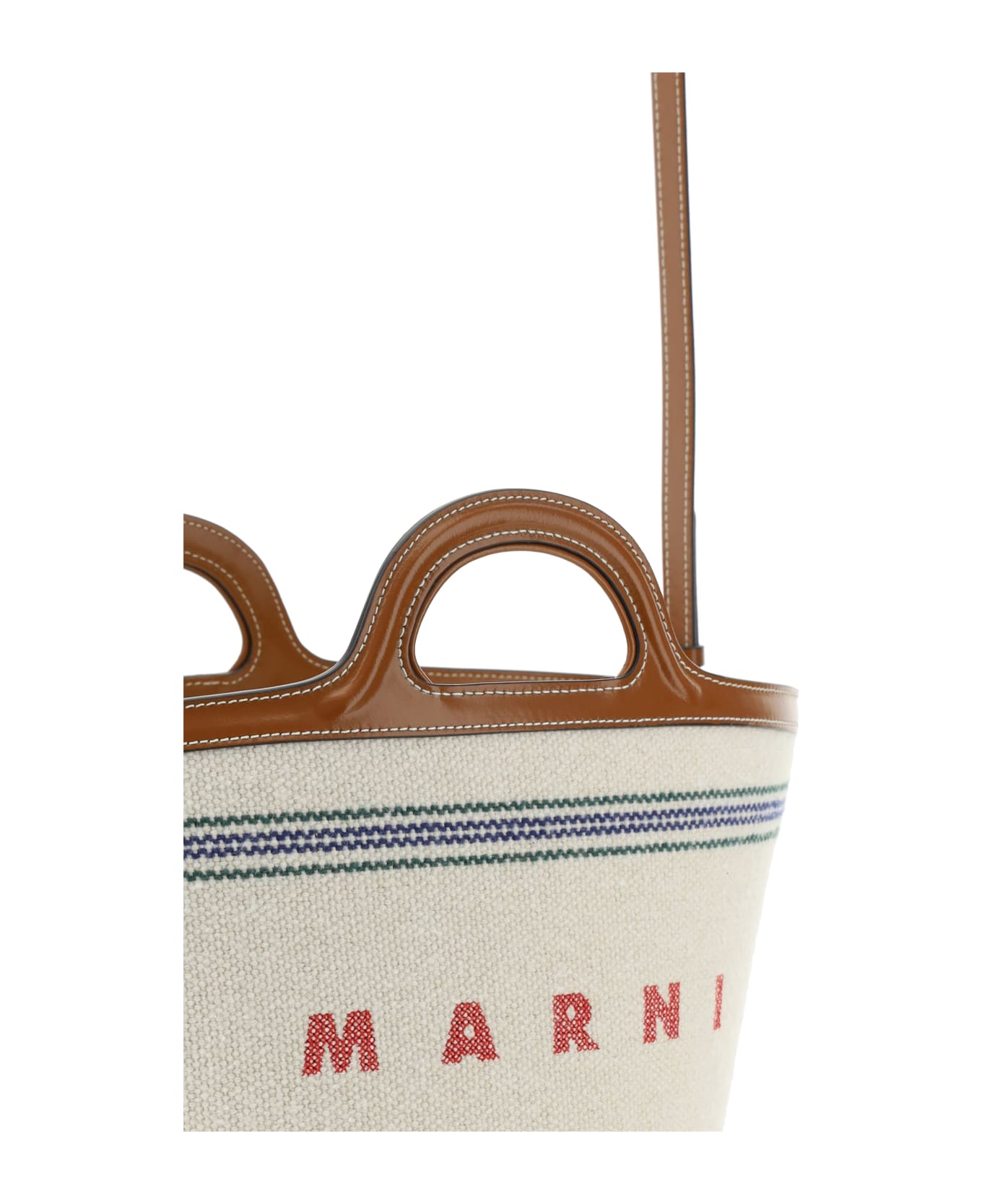 Marni Tropicalia Handbag - NEUTRALS/BROWN