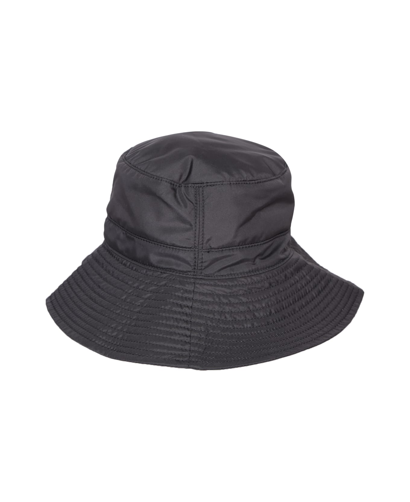 Ganni Black Bucket Hat - Nero
