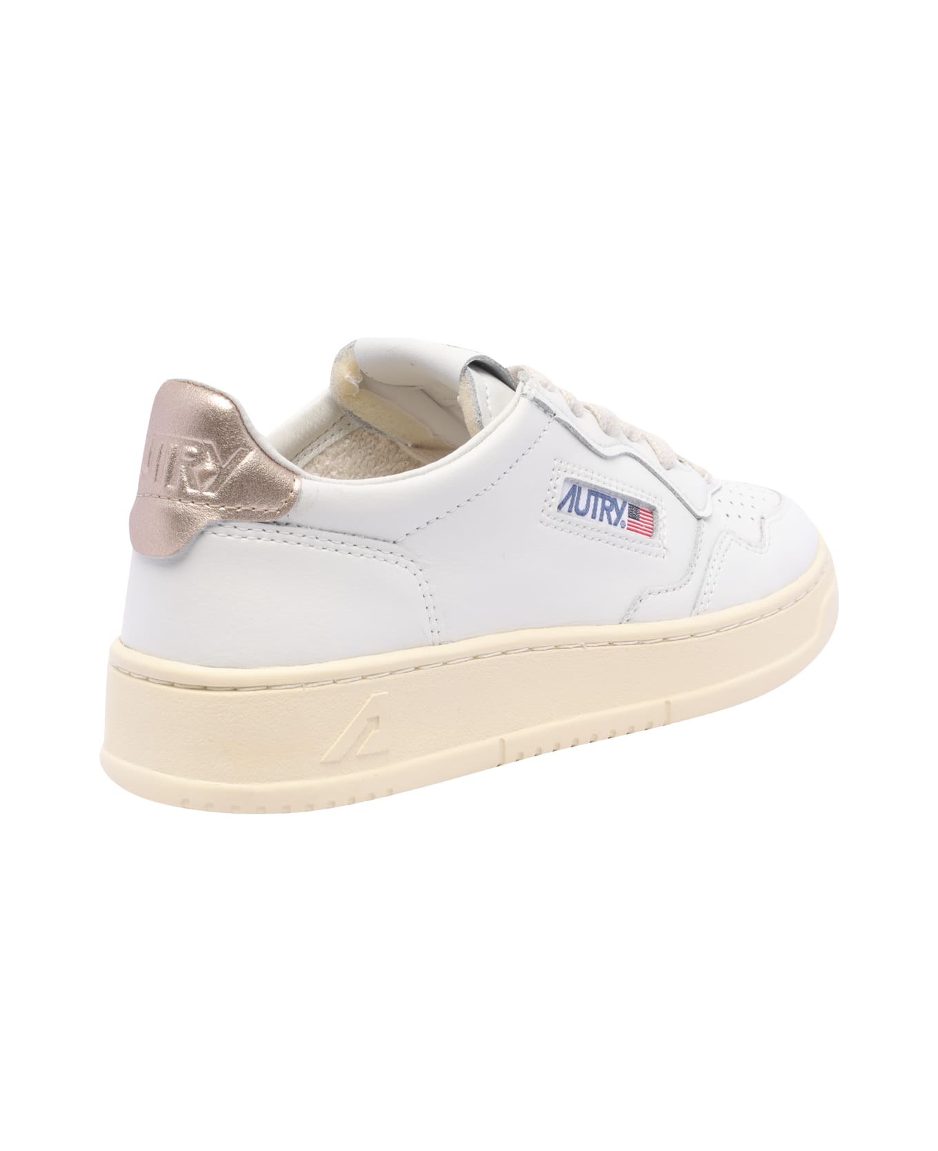 Autry Medalist Low Sneakers - Wht/gold