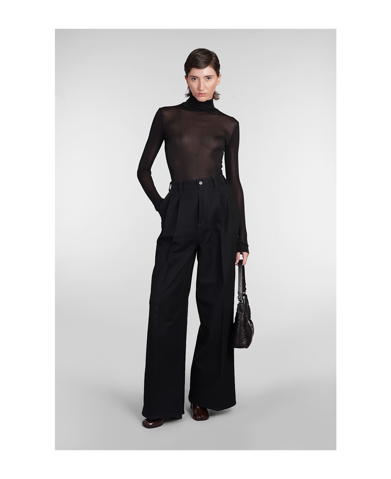 Maison Margiela Body In Black Viscose - black