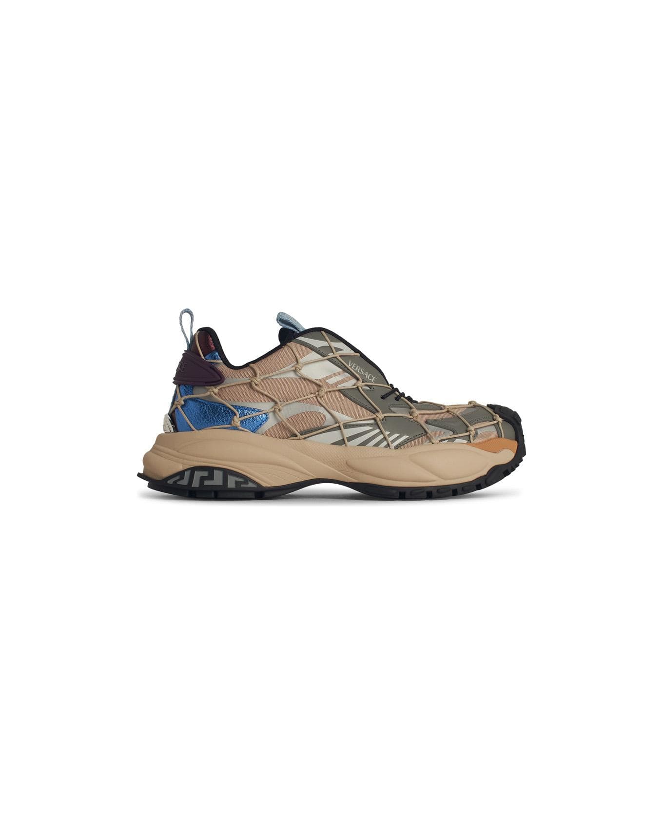 Versace 'mercury' Multicolor Polyester Sneakers - Multicolor