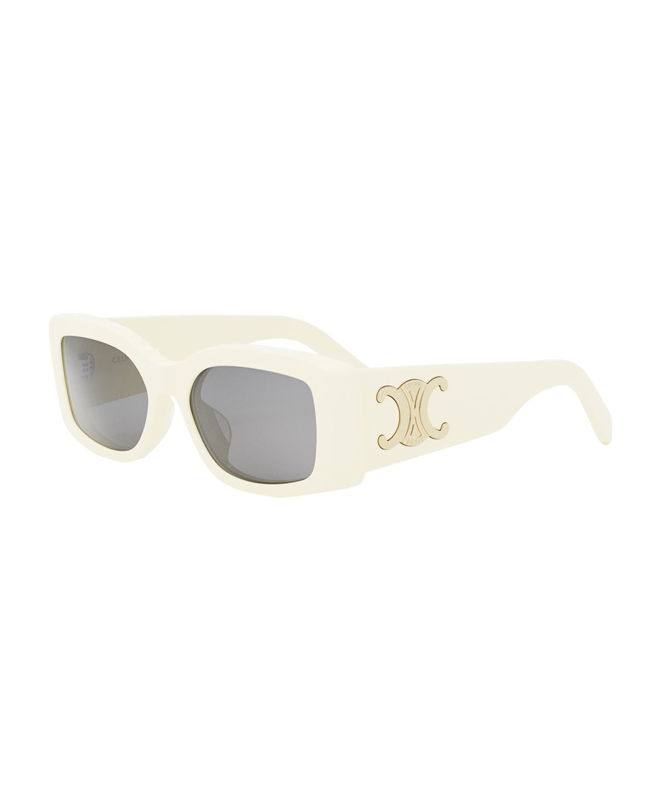 Celine Maxi Triomphe Cl40282u - Ivory Sunglasses - ivory