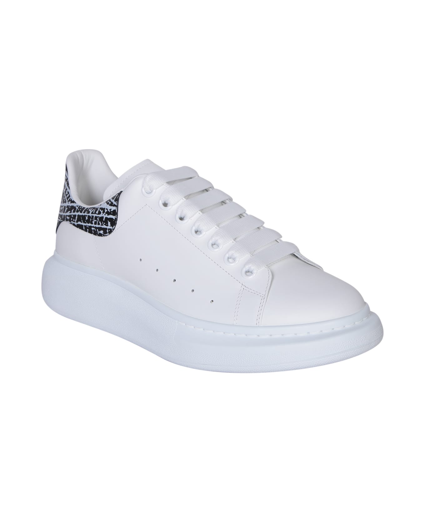 Alexander McQueen Oversize White Sneakers - White