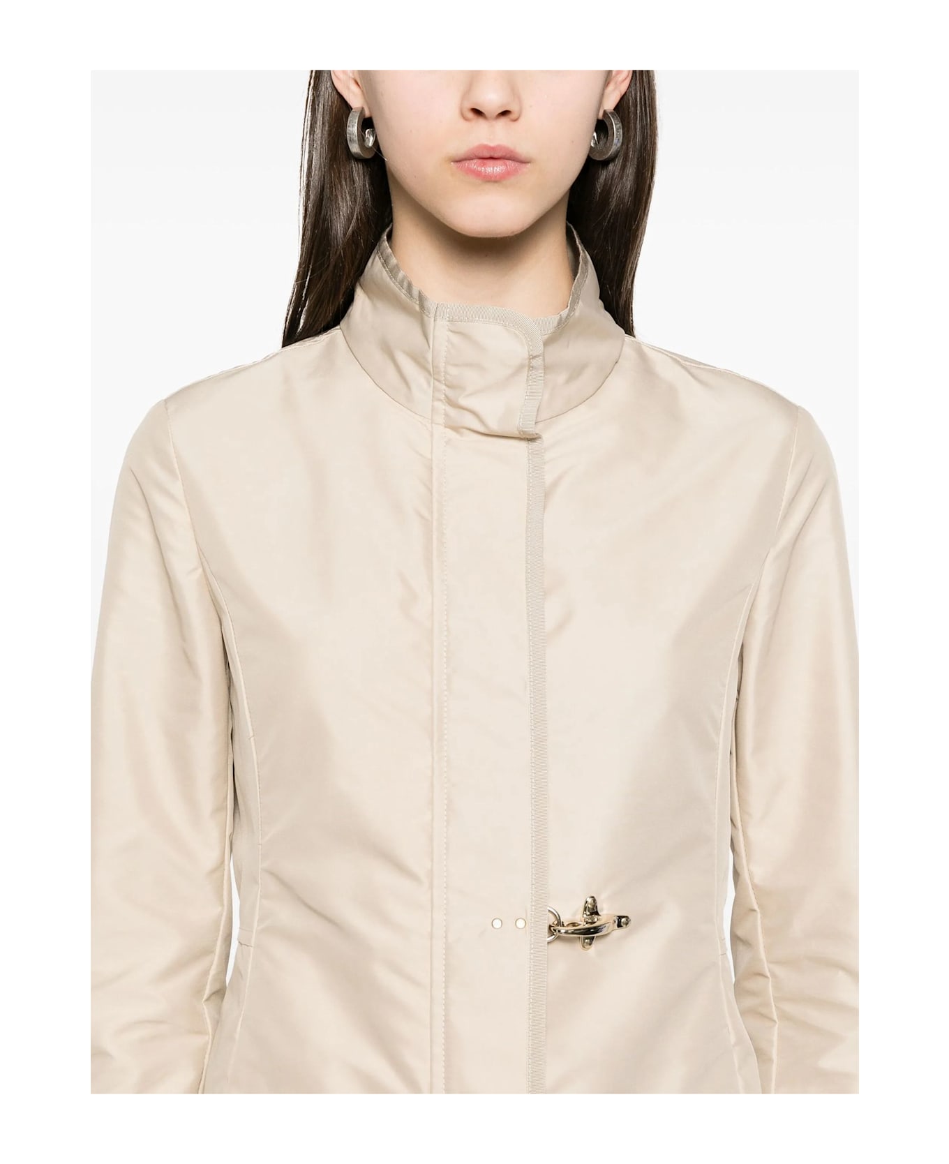 Fay Car Jacket - Beige