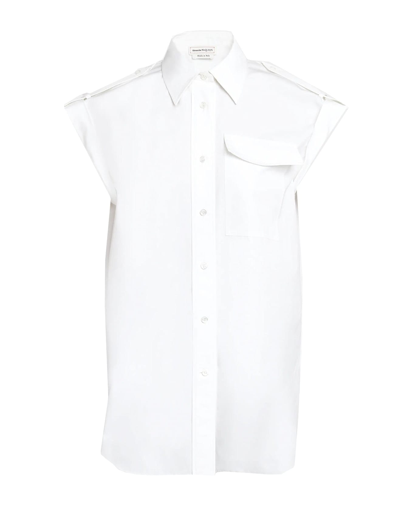 Alexander McQueen Cotton Shirt - White