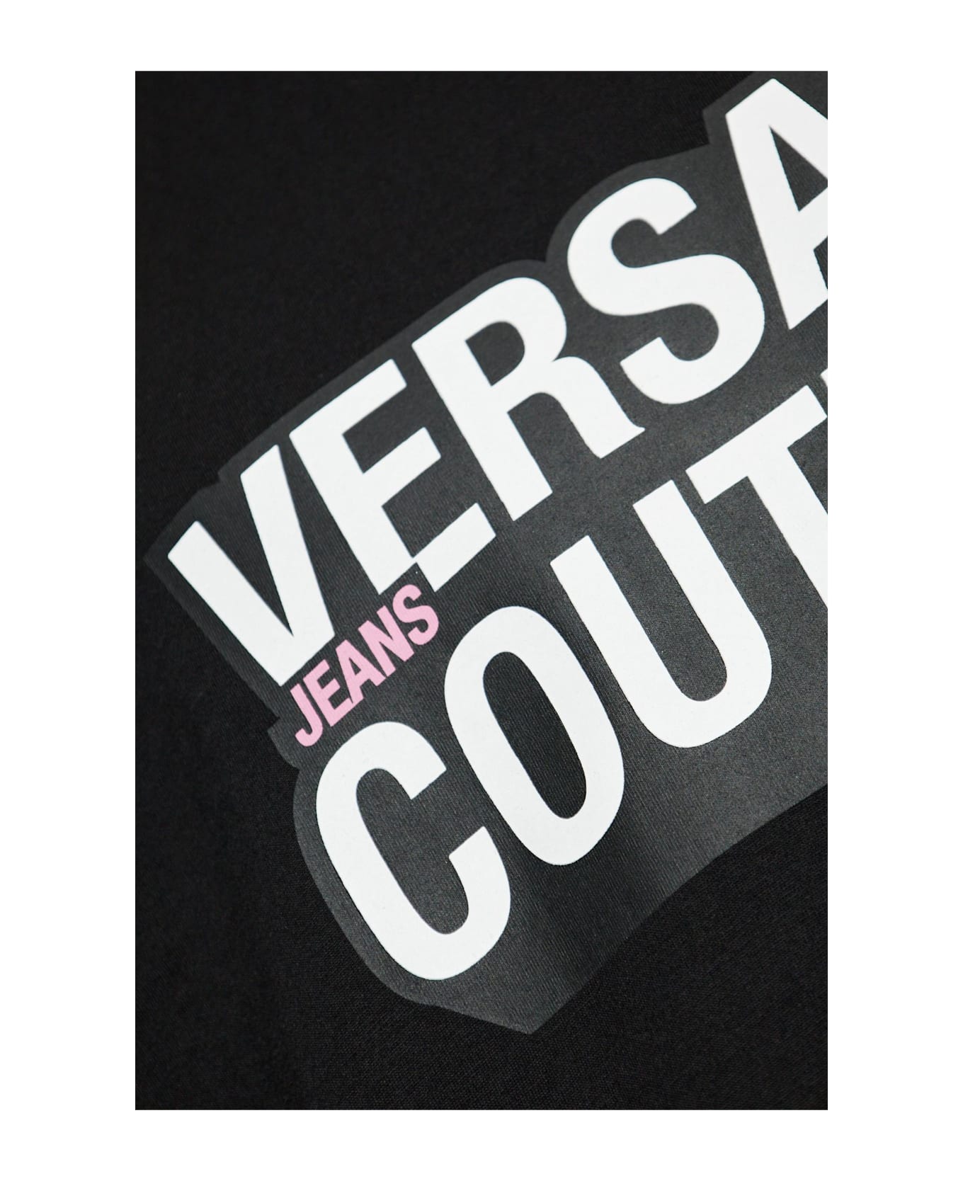 Versace Jeans Couture T-shirt With Print - black