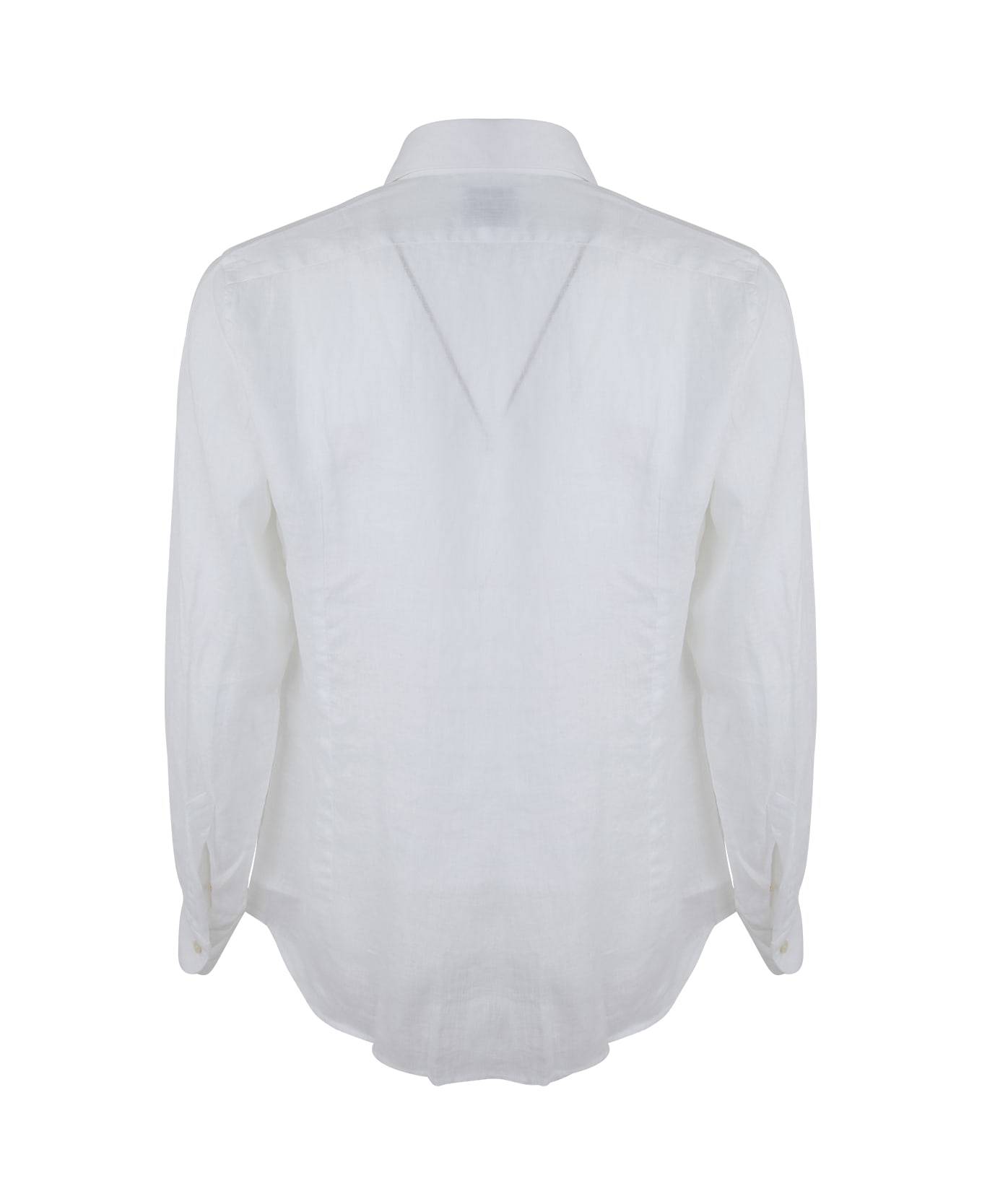 DNL Linen Classic Shirt - White