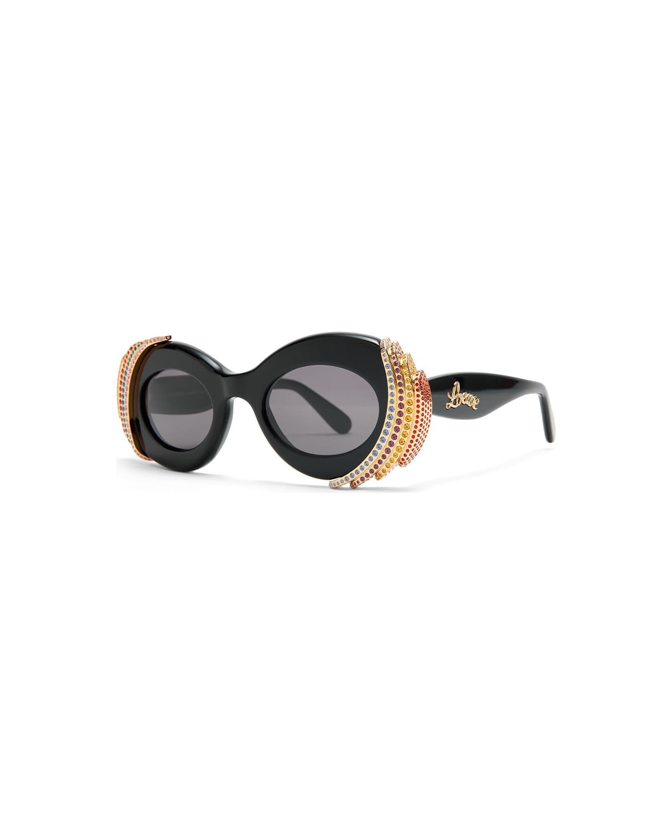 Loewe Lw4142is Ovali Pavé - Black Sunglasses - Black