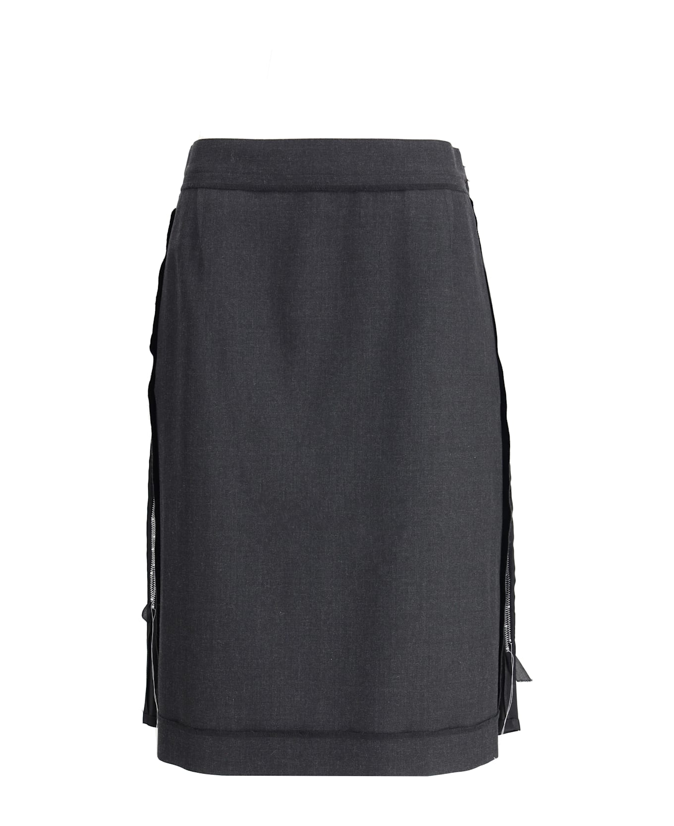 Maison Margiela Wool Midi Skirt