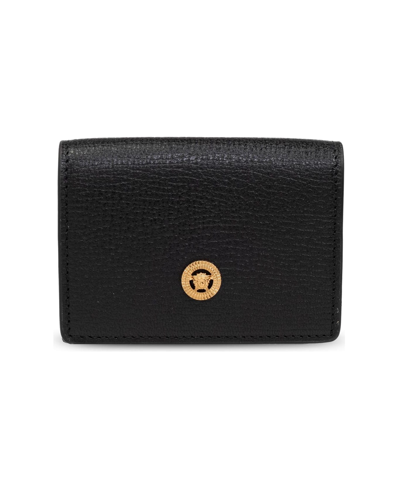 Versace Leather Wallet - BLACKVERSACEGOLD