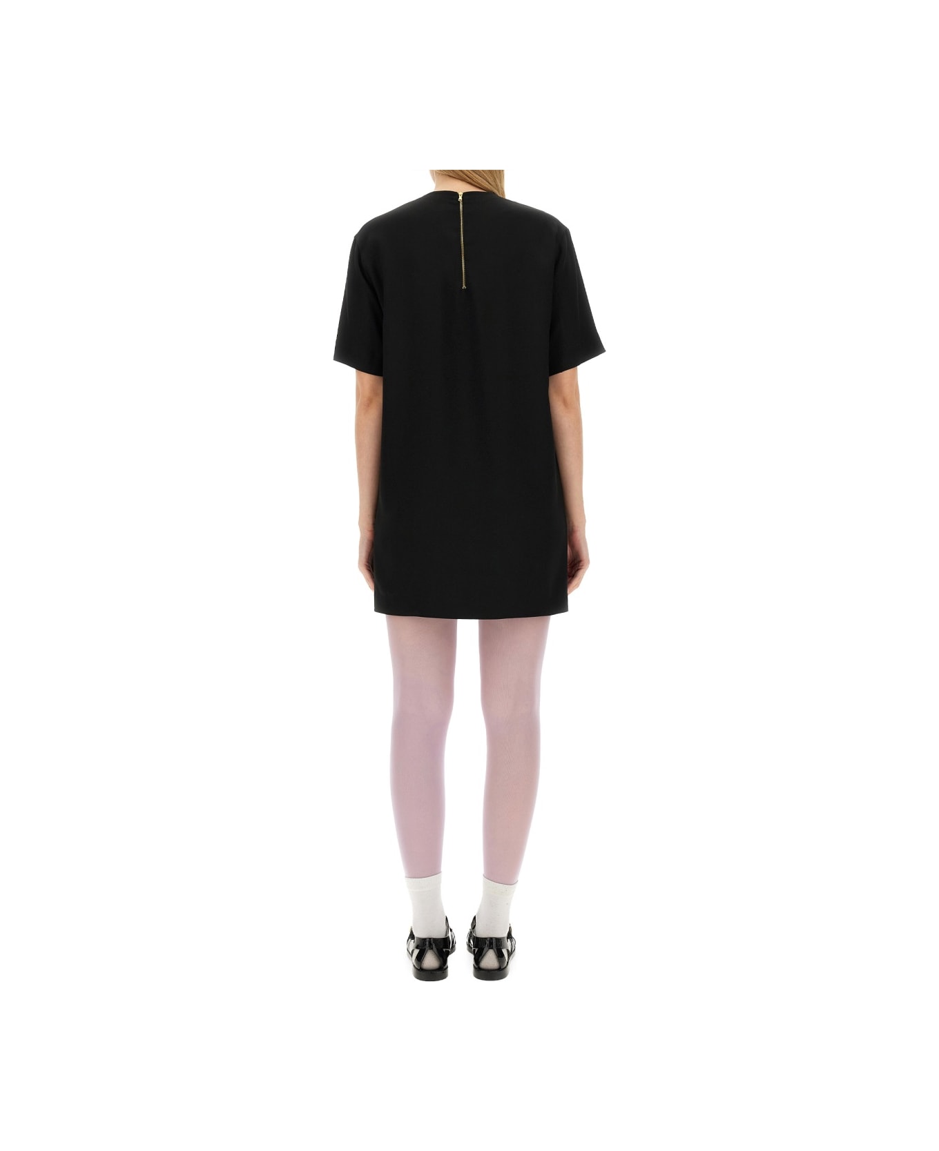 Moschino Dress With Logo - BLACK ワンピース＆ドレス