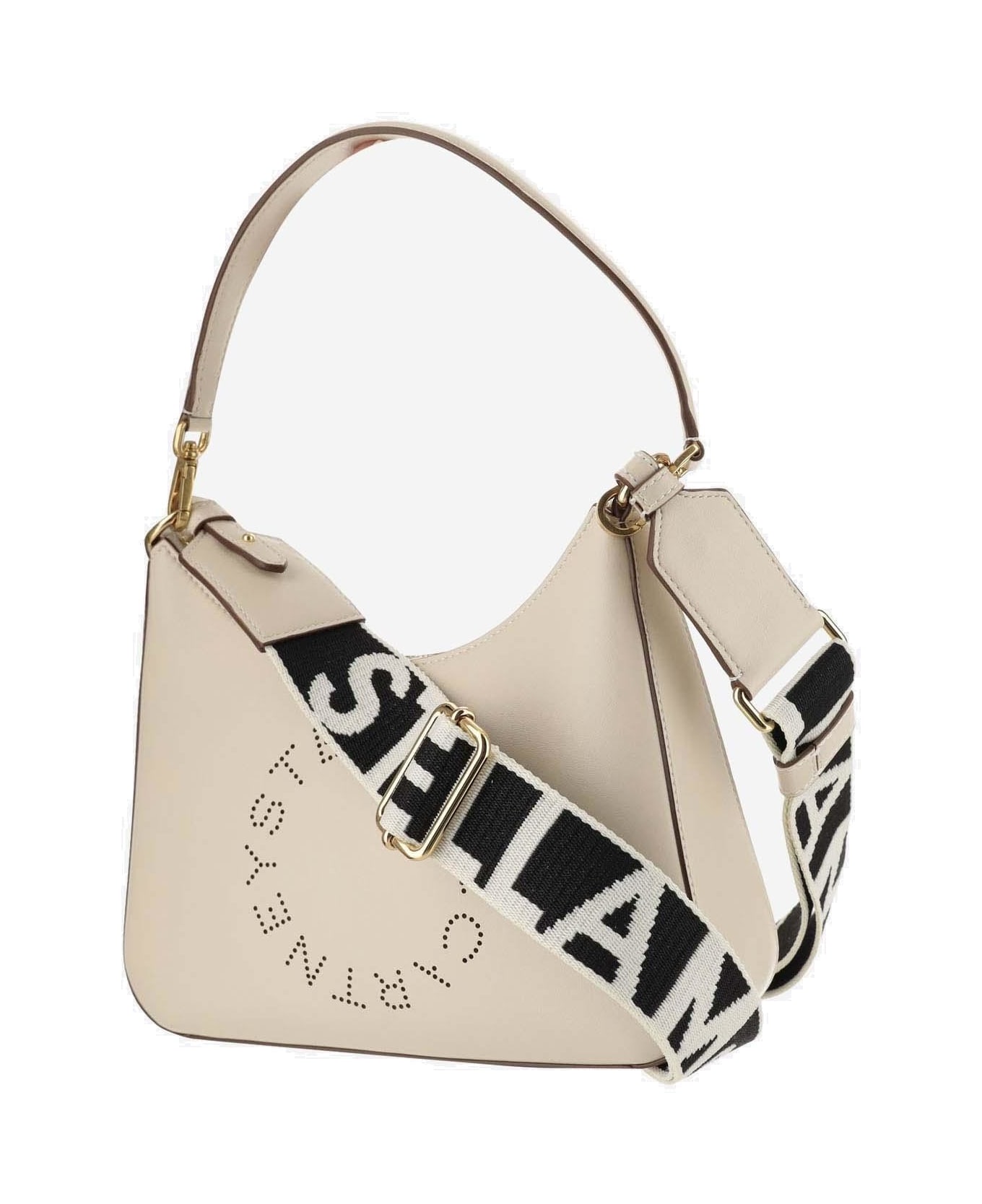 Stella McCartney Small Logo-detailed Shoulder Bag - White