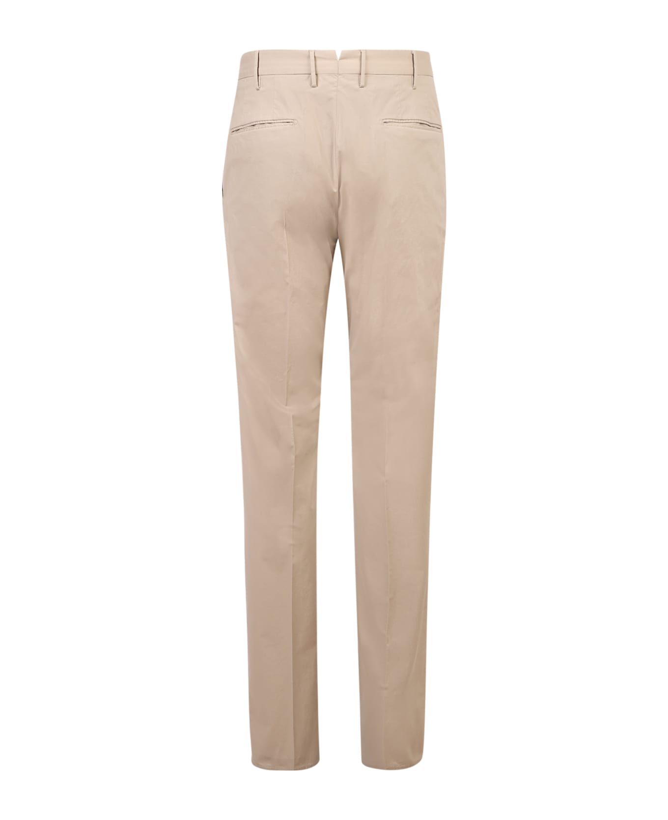 Incotex Cotton Slim Trousers - Beige