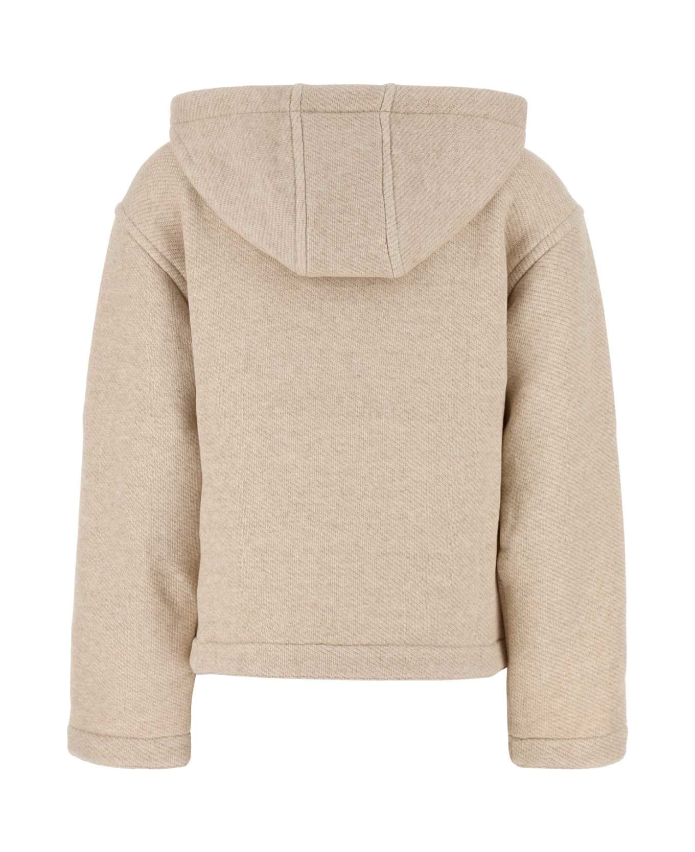 Max Mara Sand Cotton Blend Gary Sweatshirt - Beige