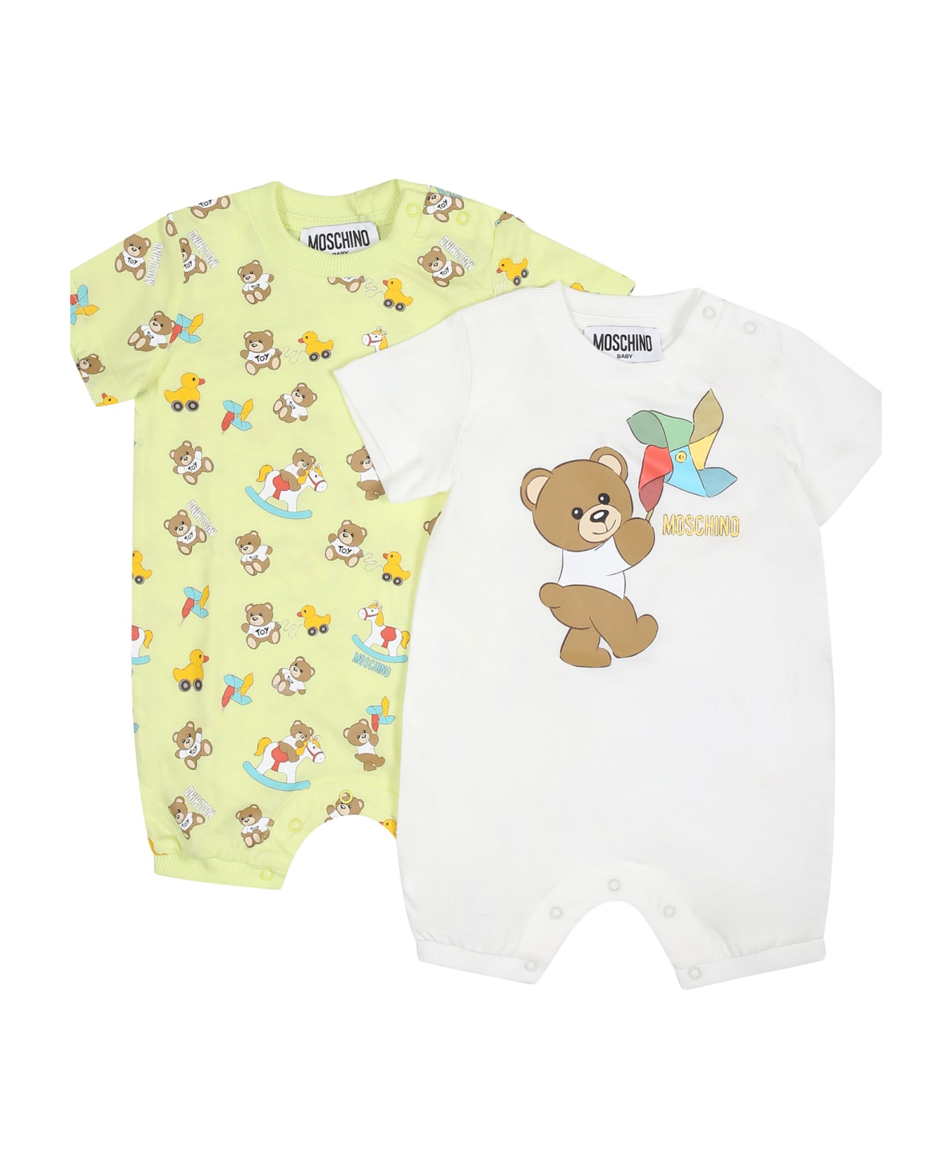 Moschino Multicolor Set For Baby Kids With Teddy Bear - Multicolor