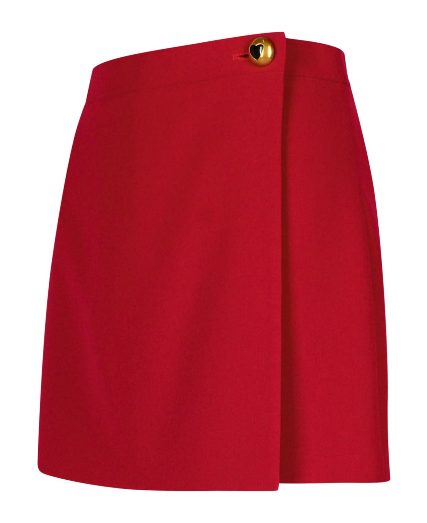 Moschino Burgundy Polyester Blend Shorts - Bordeaux
