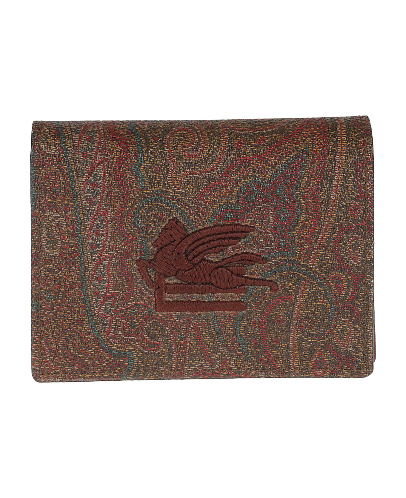 Etro Paisley Wallet - RED 財布