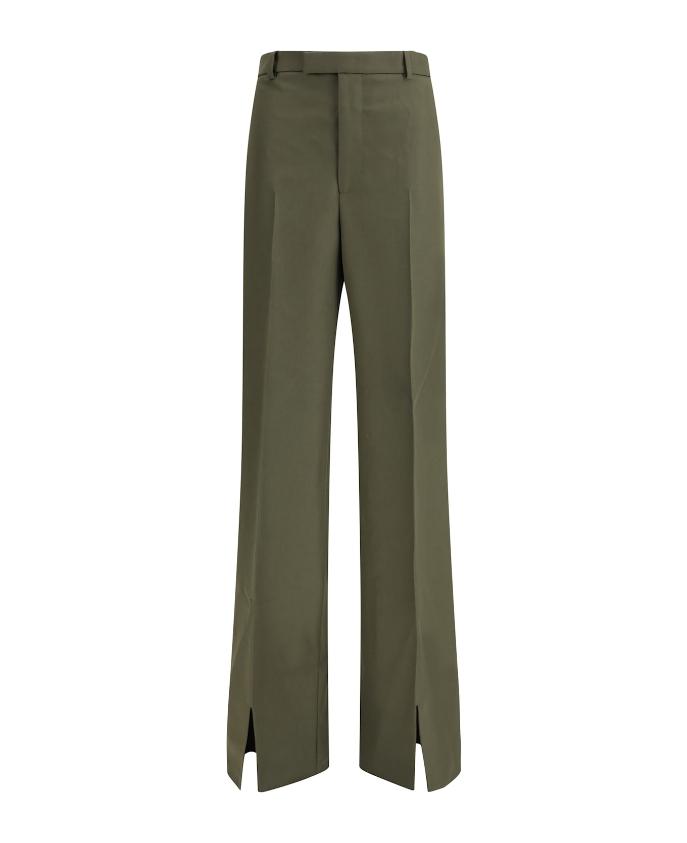 Gucci Boyfriend Trousers With Embroidered Logo