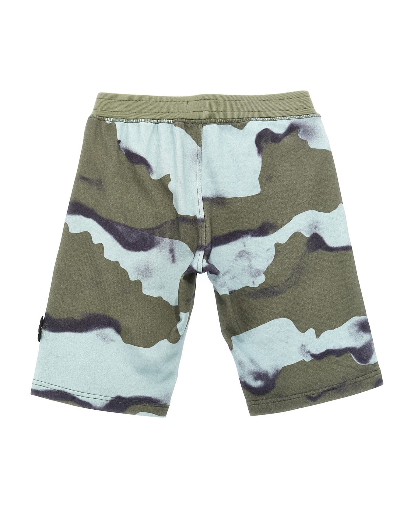 Stone Island Junior Logo Badge Bermuda Shorts - Multicolor