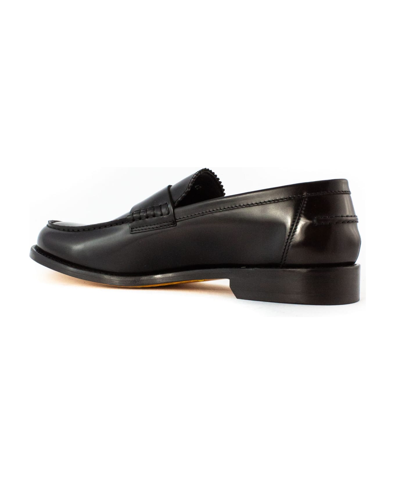 Doucal's Loafer In Black Leather - Marrone