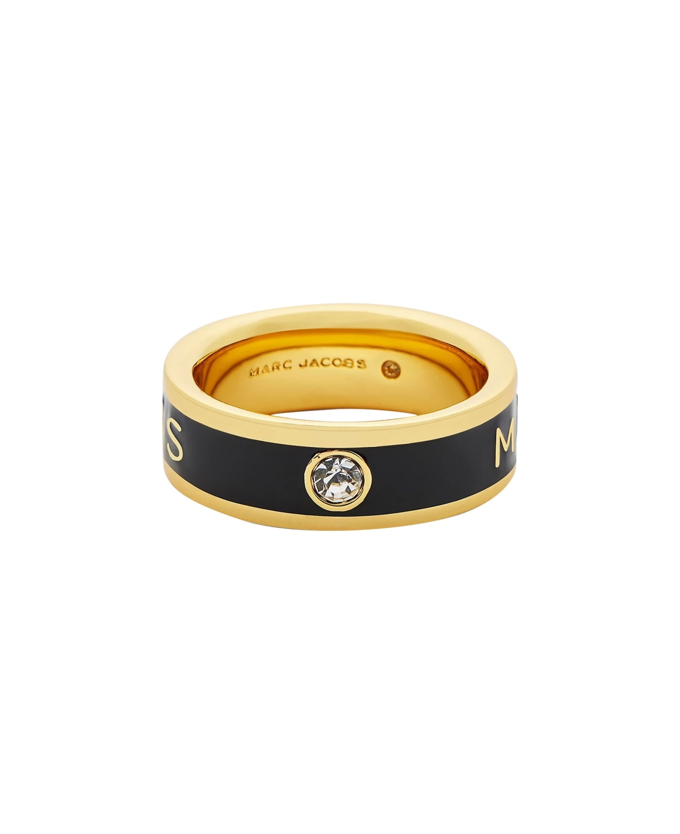 Marc Jacobs Enameled Ring - BLACK