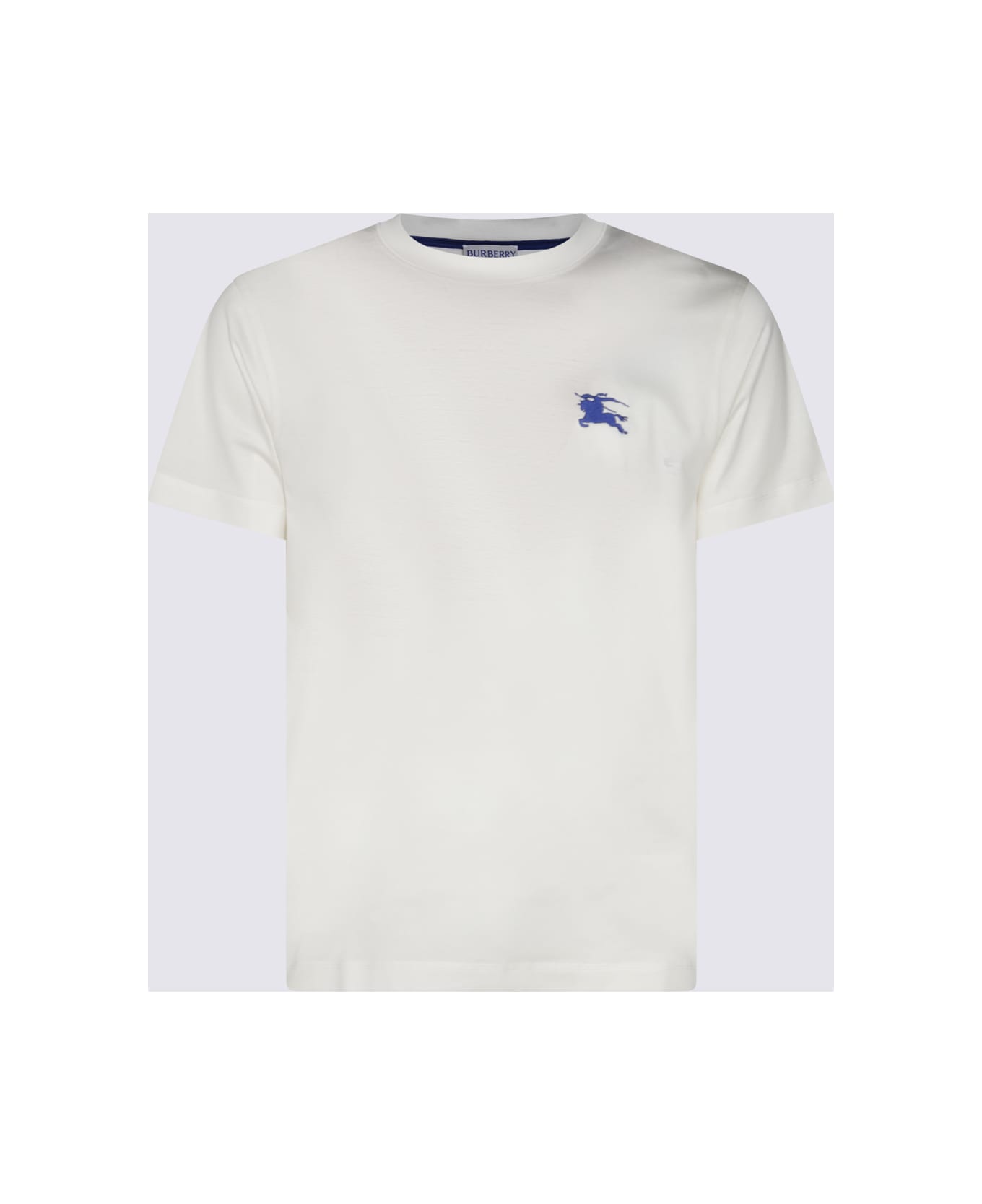 Burberry White Cotton T-shirt - White