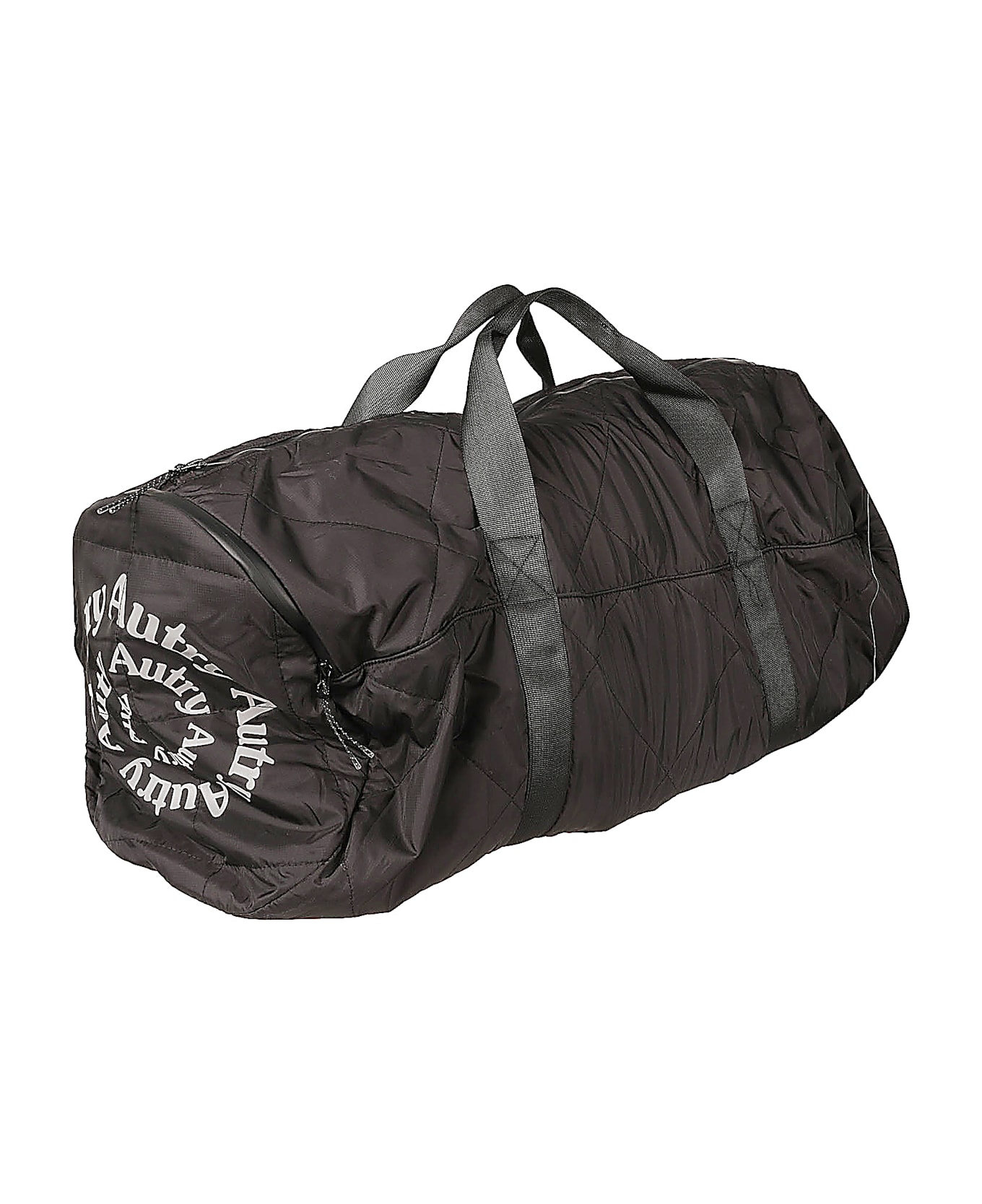 Autry Logo Print Duffle Bag - Black