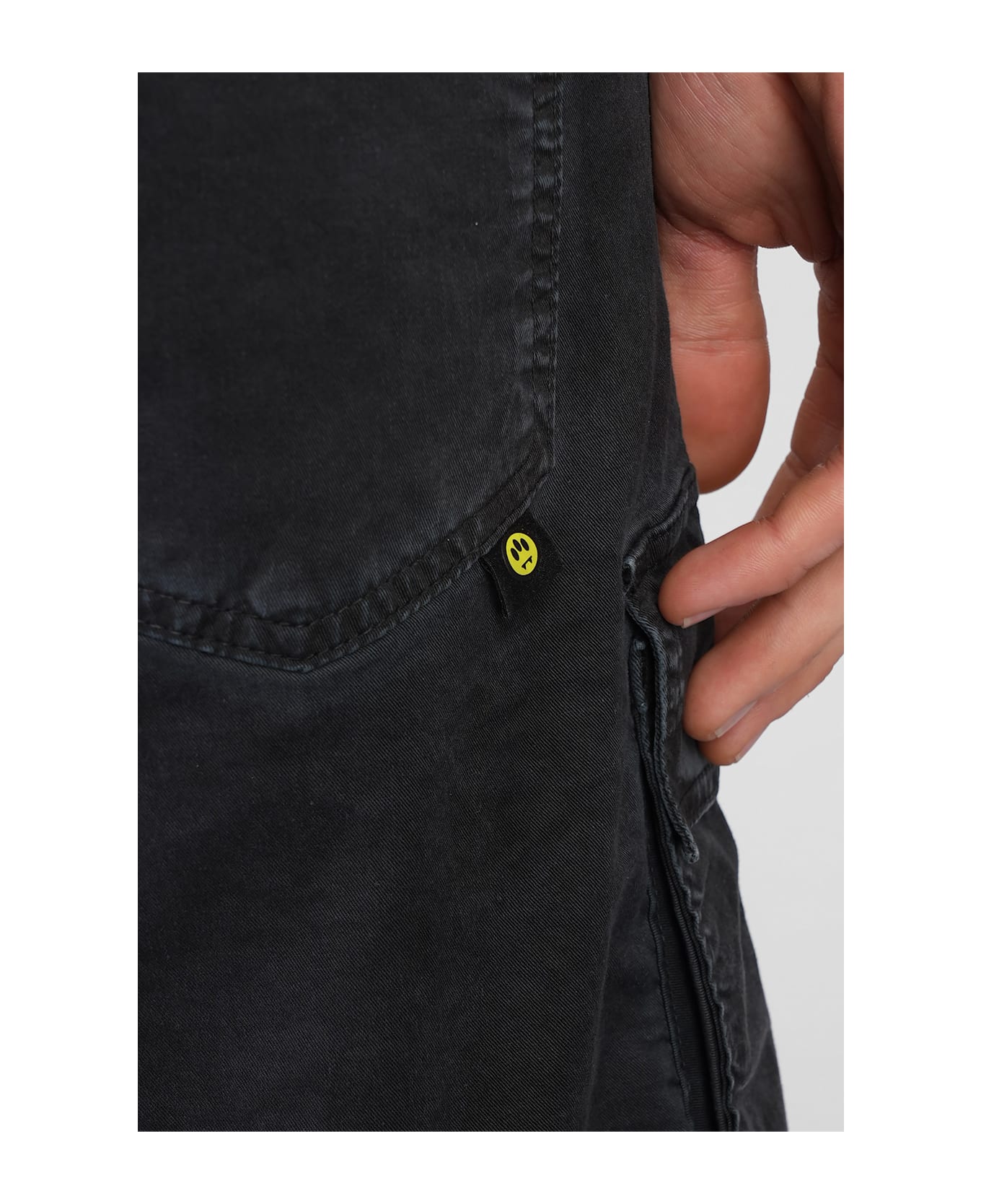 Barrow Shorts In Black Cotton - black