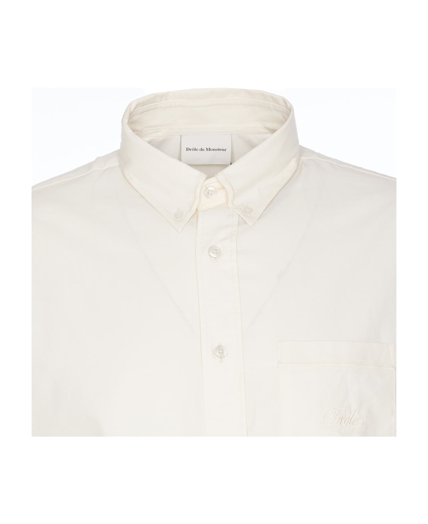 Drôle de Monsieur Oxford Shirt - White